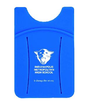 258 SILICONE PHONE WALLET WITH FINGER SLOT